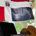 Dominikanische Flagge