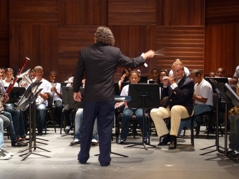 Pepe Lienhard am Piccolo in Santo Domingo