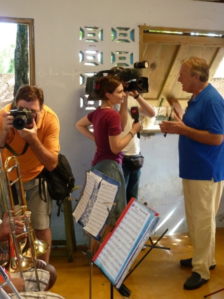 Fernsehinterview Rio San Juan