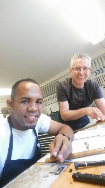 Jeasson Mejía und Fredi Hobi