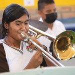 Posaune und Tambora