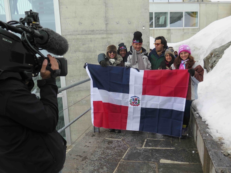 Dominikanische Flagge